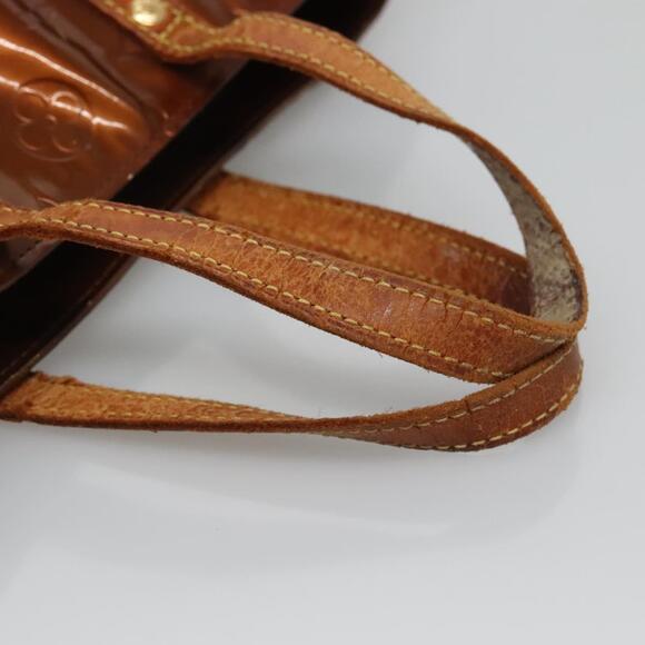 LOUIS VUITTON Monogram Vernis Reade PM Hand Bag Bronze M91146 - Picture 7 of 12